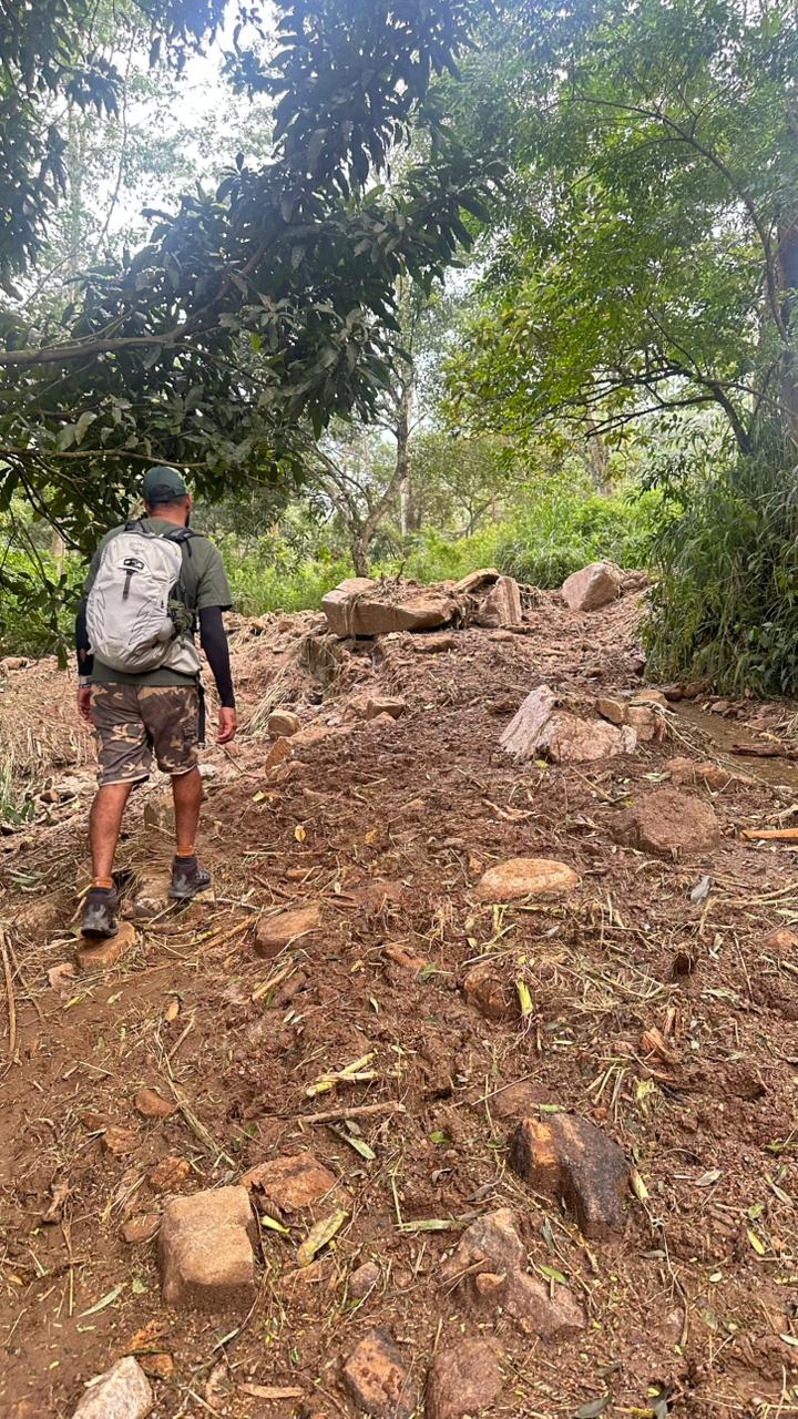 Blocked Pekoe Trail Path